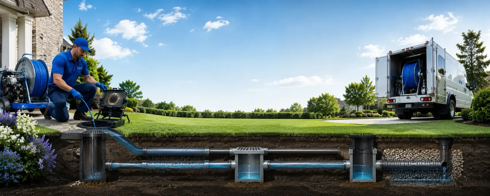 Outdoor drain cleaning information for Ossining, NY